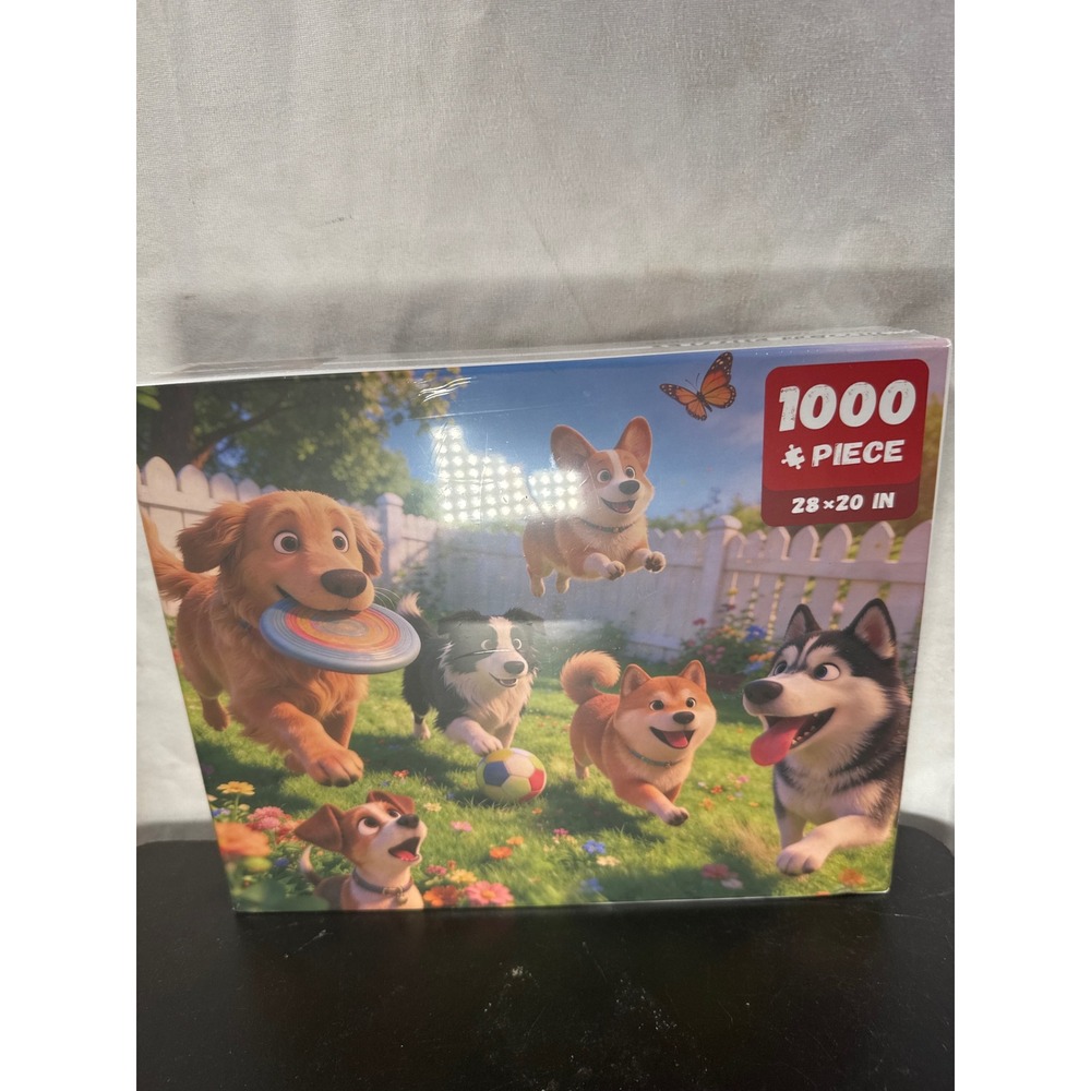 Dyrabitick Puppy Garden 1000 Piece Jigsaw Puzzle Alex Morgan Dogs New Sealed